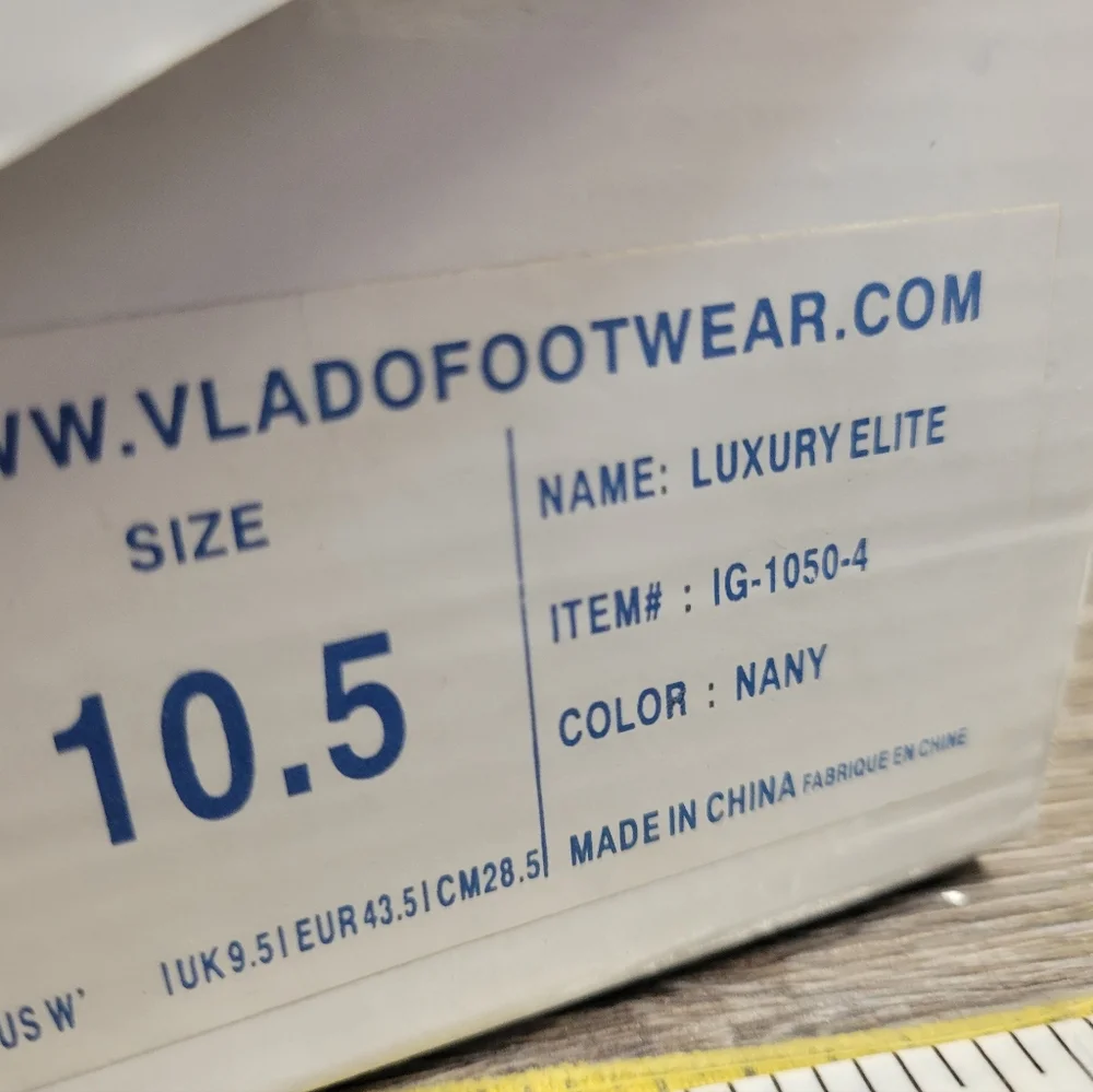 Vlado Footwear NIB New Mens Navy Blue‎ Luxury Elite Loafer Size 10.5 Suede